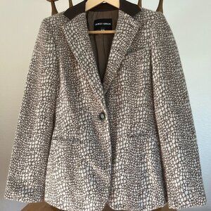 Giorgio Armani Pure Cashmere One Button women’s blazer Sz 38